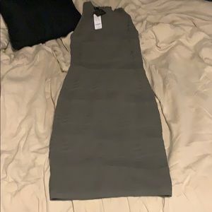 Diana multi texture stripe dress robe ray